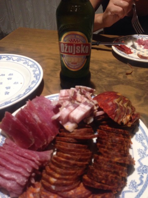 Anyone for meet. Treated to Kulen and other dried varieties. Not for the veggies out there! Ha