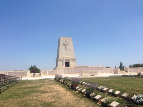 The ANZAC Lone Pine Memorial. 