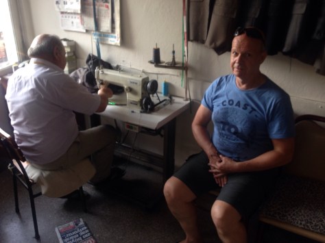 Steve required a new zipper in his bike pants. Job done!