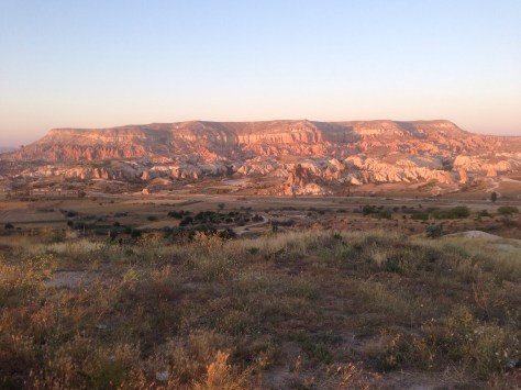 Goreme at sunset. Wonderful. 