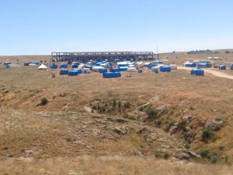 We are staring to see Gypsy camps by the road side. Another sign of the changes. 