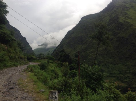 Typical scenery as we made our way along