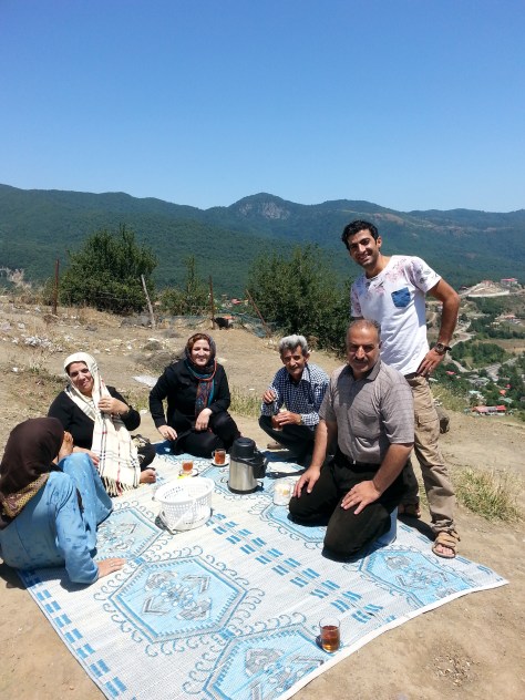 Everywhere people were so friendly wanting us to eat with them and offering food