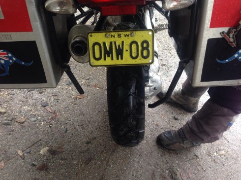 Steve's Tourtech Pannier support that broke