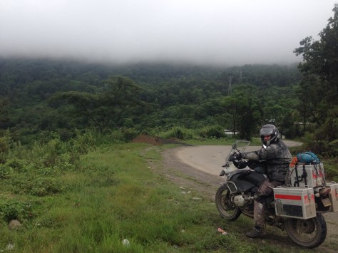 Riding on our way to Imphal